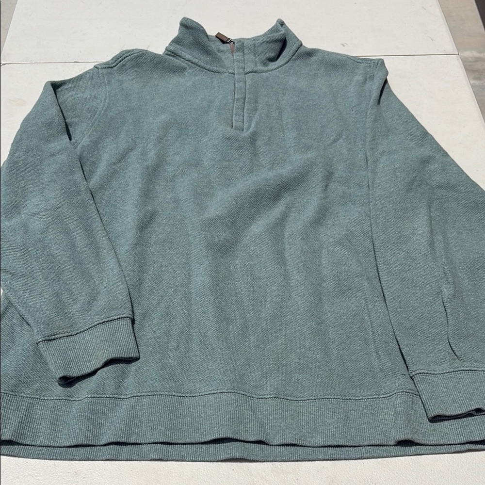 Tasso Elba Green Sweatshirt Casual Comfort